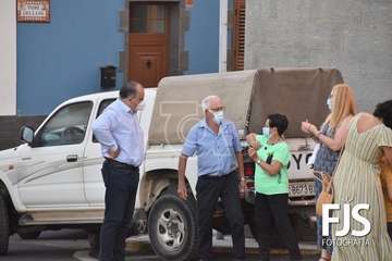 Lomo Magullo inició este sábado los cultos en honor de la Virgen de Las Nieves (Foto Francisco Javier Santana/TA)